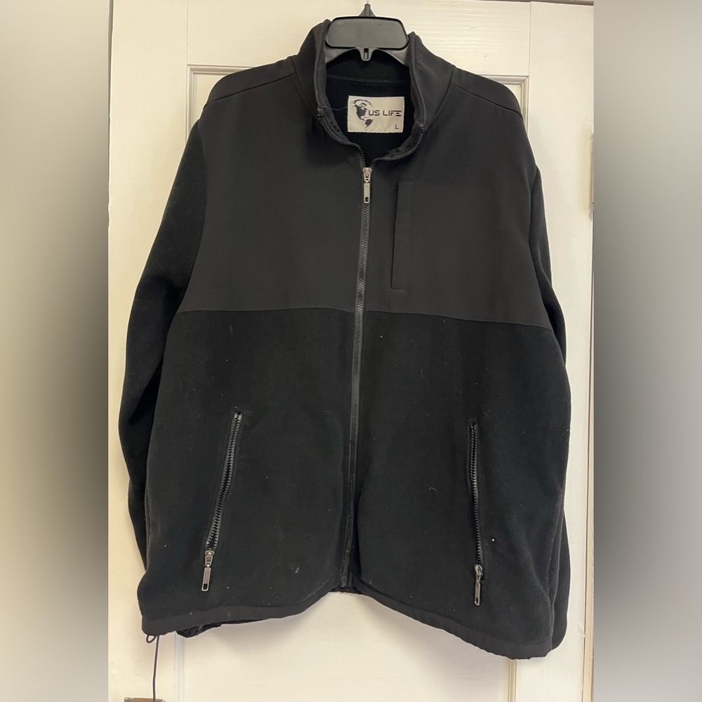 JACKET - US LIFE - LIGHTWEIGHT FALL JACKET - BLACK - size L